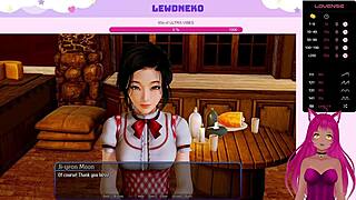 Vtuber Lewdneko Plays Harem Hotel With Anal