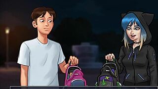 summertime saga episode 67 with cartoon characters and game adventures 😊