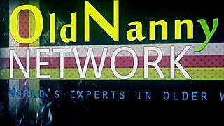 Oldnanny: Mature Lesbians Seduce with Slow Striptease