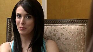 jelena jensen passionately licks lily carter's big natural tits.