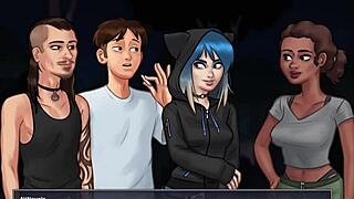 summertime saga episode 67 with cartoon characters and game adventures 😊