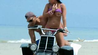 eleven fucking hot ass latina girls at the beach part five