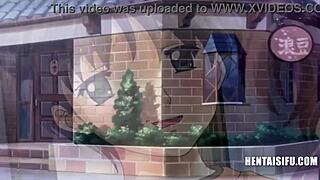 Pre marriage lesson from a goddess in hentai