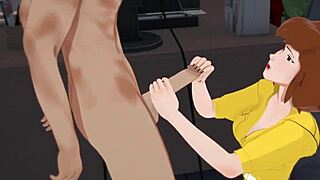 i masturbate april oneil and get creampied by co worker