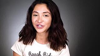 Teen Jane Wilde opens up in interview, cums hard with vibrator in real orgasm.