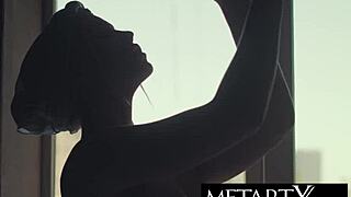 i watch petite blonde try on lingerie and relax