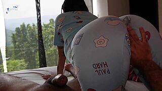 Sharing Bed with My Stepdad's Hot Latina Girlfriend Tonight!