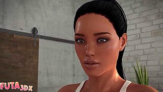 Futa3DX babes with big dicks bang hard in a wild museum setting!