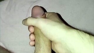 Watch this young guy masturbate his cock!