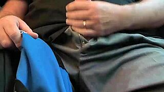 Mycock4u2see Jerks Off on Train