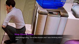 Waifu Academy Busty Asian Step Mom Glory Hole Fuck