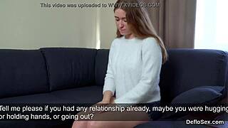 Chick Fingers Tight Vagina to Explosive Orgasm