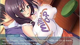 Oppaicafe: Wet T-shirt Fun with Step-Mom and Step-Sis