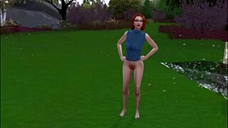 Spying on Cheating Wife in Blue Velvet Outdoors