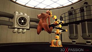 Big tits beauty enjoys extreme restrained sex with monster cock