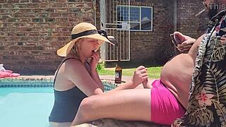 Old guy gets cock sucked by hotel girl!