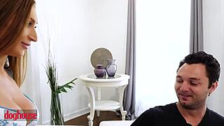 skylar snow, umm, watches topless from window, hoping someone will bang her hard