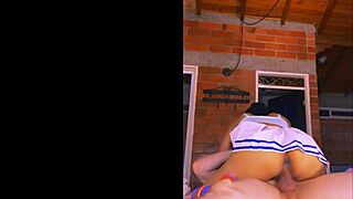 The stepdaughter was so tight he went slow to avoid hurting her, then she relaxed completely