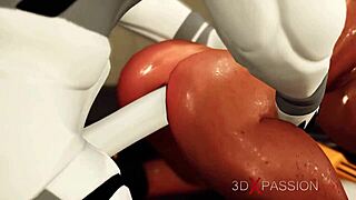 Big tits beauty enjoys extreme restrained sex with monster cock