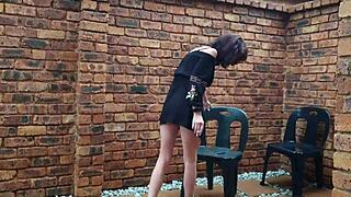 Shake That Ass While Smoking and Pissing!