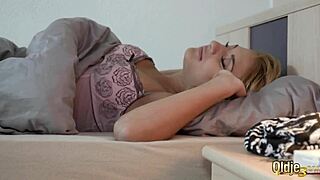 Bald dude bangs tight young pussy in wild threesome. Join the fun!