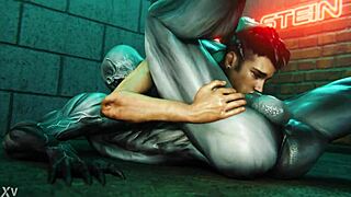 Dante Fucks Walrider in Hot 3D Action