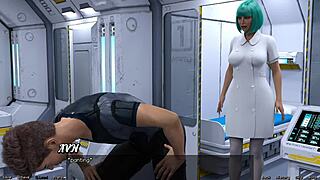 Stranded in Space 1 - Waking Up to Huge Hentai Boobs