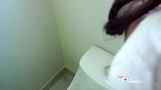 director catches me in teachers’ bathroom and punishes hard  