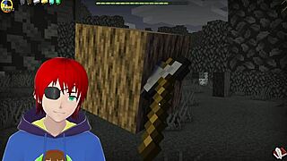 Giving our girl a golden bikini in hornycraft parody