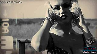 Blonde Milf Models Hannah Claydon and Sabrina Nichole Tease with Striptease