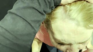 kristy starts rough blowjob and deepthroat in first scene 😈