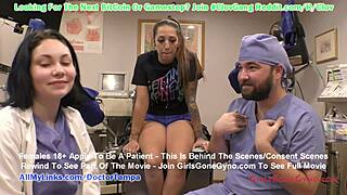 Naive Latina Stefania Mafra Undergoes Gyno Exam with Speculum Spreading