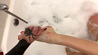 Skinny blonde and young lesbian amateurs enjoy small tits play in bathroom webcam.