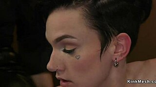 uh, me and friend whipped brunette's ass in kinky 3some, oops!