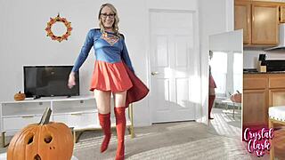 Pumpkin carving with my hot step aunt