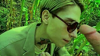 Help a friend in the cornfield with gay couple action?