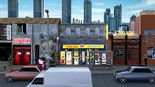 Nasty City Ep 2: Intense Strip Poker And Gloryhole Footjob