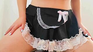 BIG RUBBER DICK INTO TIGHT HOLE! LUXURY ORGASM!