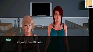 Blonde family members perform 69 with shaved pussies and big asses.