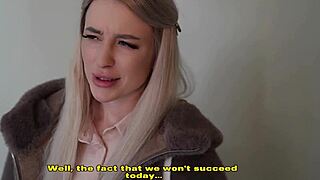 Unplanned hallway sex was wild! I convinced her for a quick public romp and we nearly got caught.