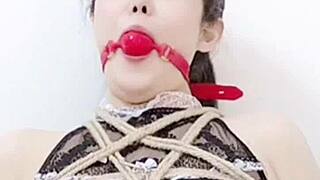 do you want to enjoy this rough bondage punishment with deepthroat and orgasms?