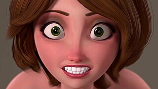 Aunt Cass rocks in wild cartoon action