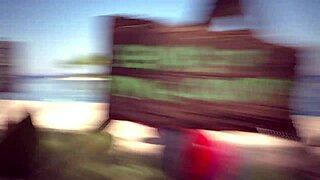 oily babe gets pussy pounded at beach in 3d