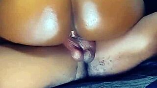 Mind-blowing black love with big cock and toys