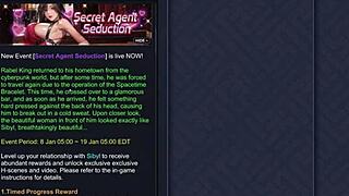 Secret Agent Sibyl In Stockings And Stiletto For Kinky Fun