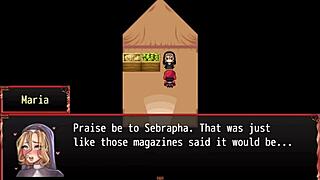 Nun's First Blowjob In Harem Hentai