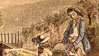 Vintage erotic drawings from retro comic collection