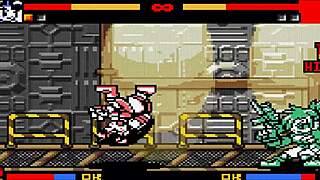 Futanari fighters climax in rough sex fight on the ring.