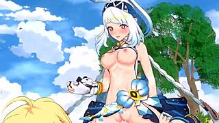 i have this cute 3d anime video with creampie