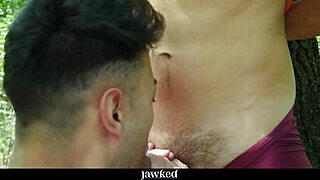 Gay Men Pound Bareback in Wild Forest Encounter